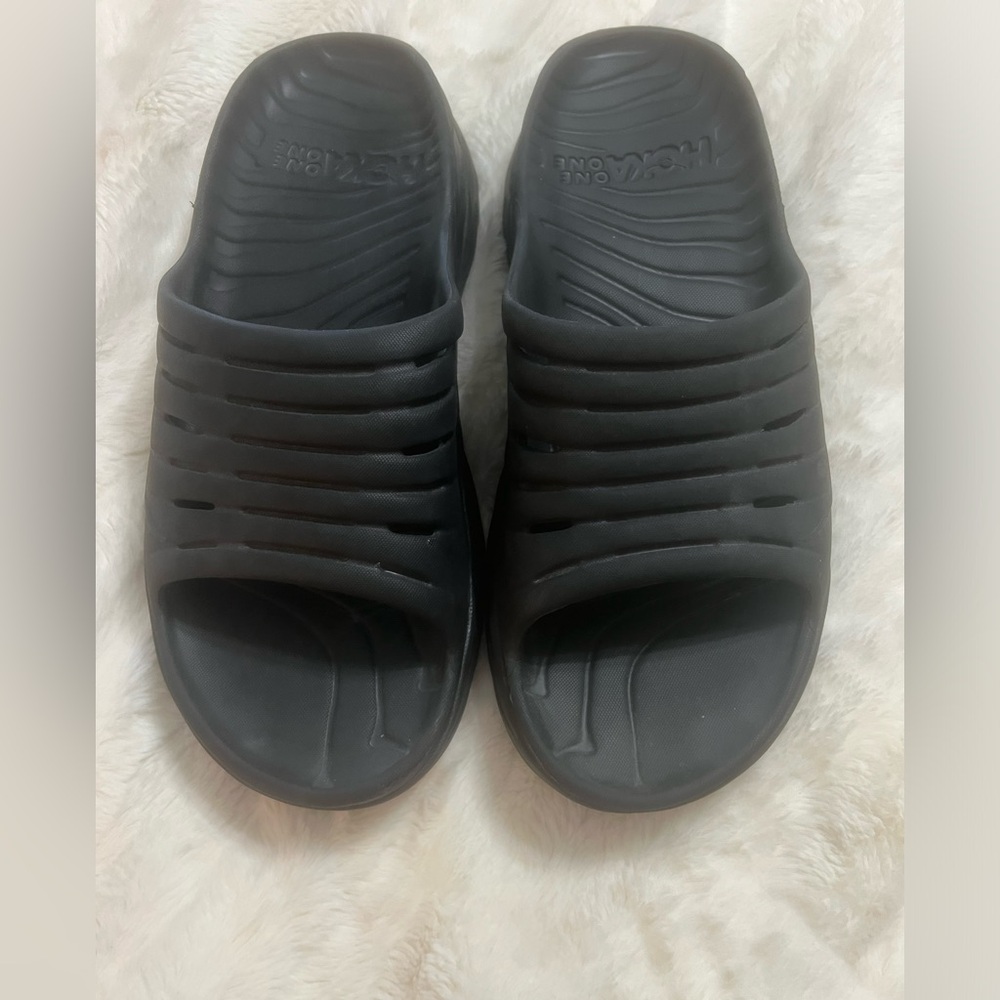 Hoka One One Men's Ora Recovery Comfort Slip On Slides Sandals M9, W11